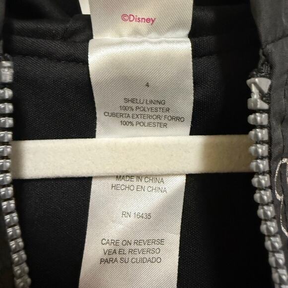 Minnie by Disney Girls Raincoat with Ears & Bow – Snap Detail – Zipper Broken 4 - Picture 6 of 8